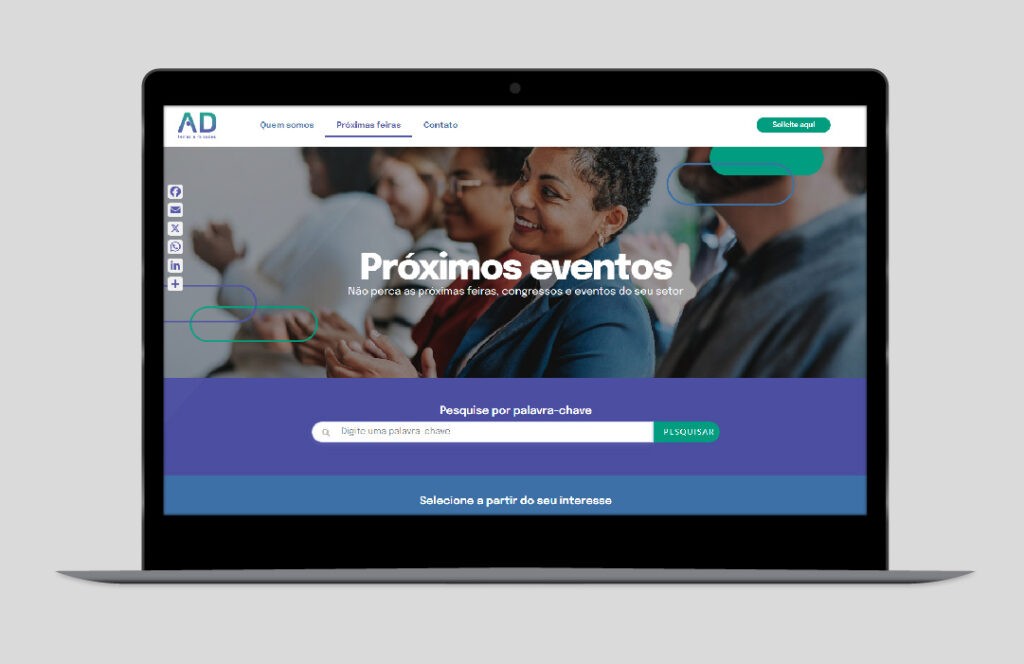AD Feiras – Website